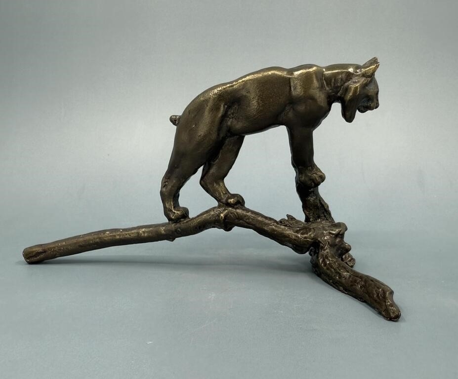Philip R. Goodwin | Philip R Goodwin Bobcat Bronze | MutualArt