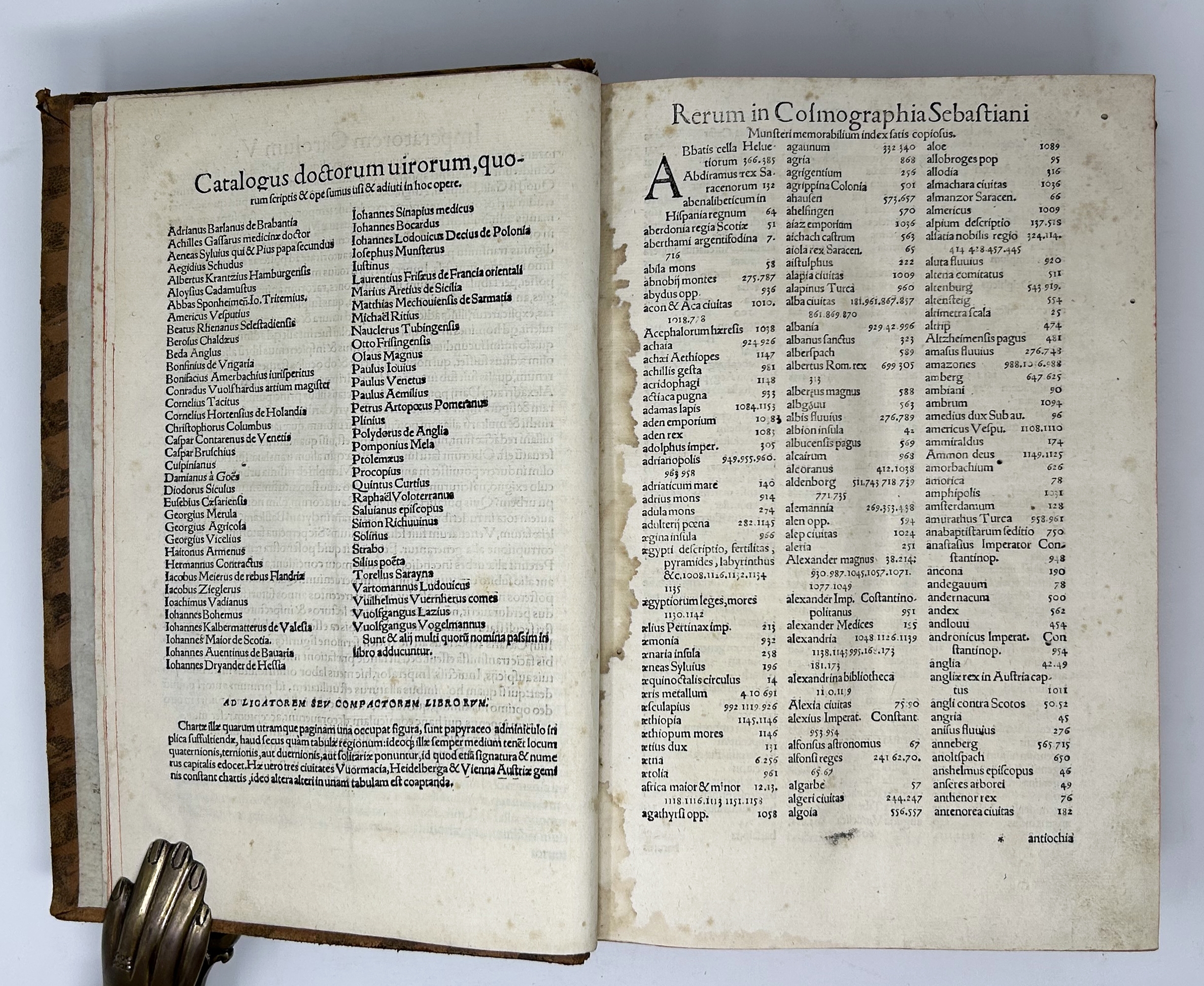Sebastian Münster | Sebastian Munster's Cosmographiae uniuersalis Lib ...