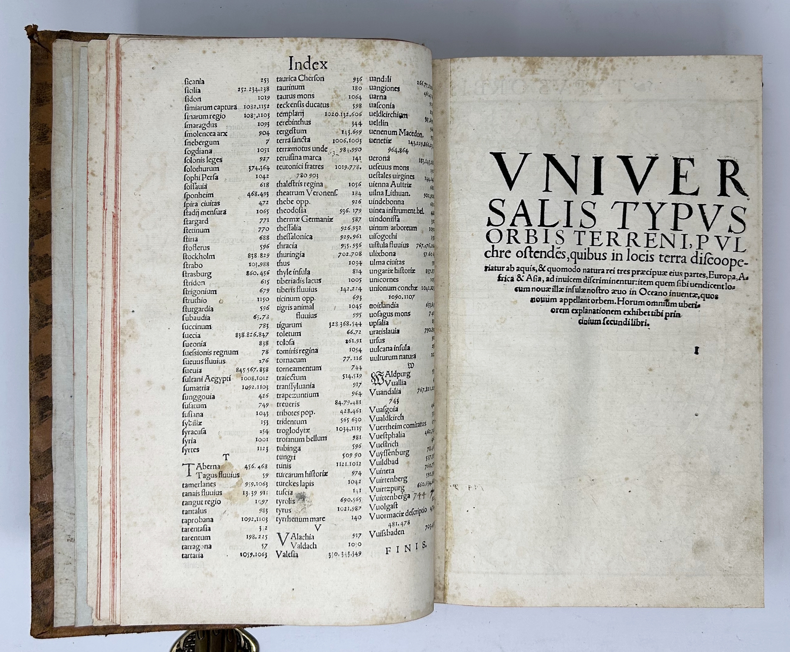 Sebastian Münster | Sebastian Munster's Cosmographiae uniuersalis Lib ...