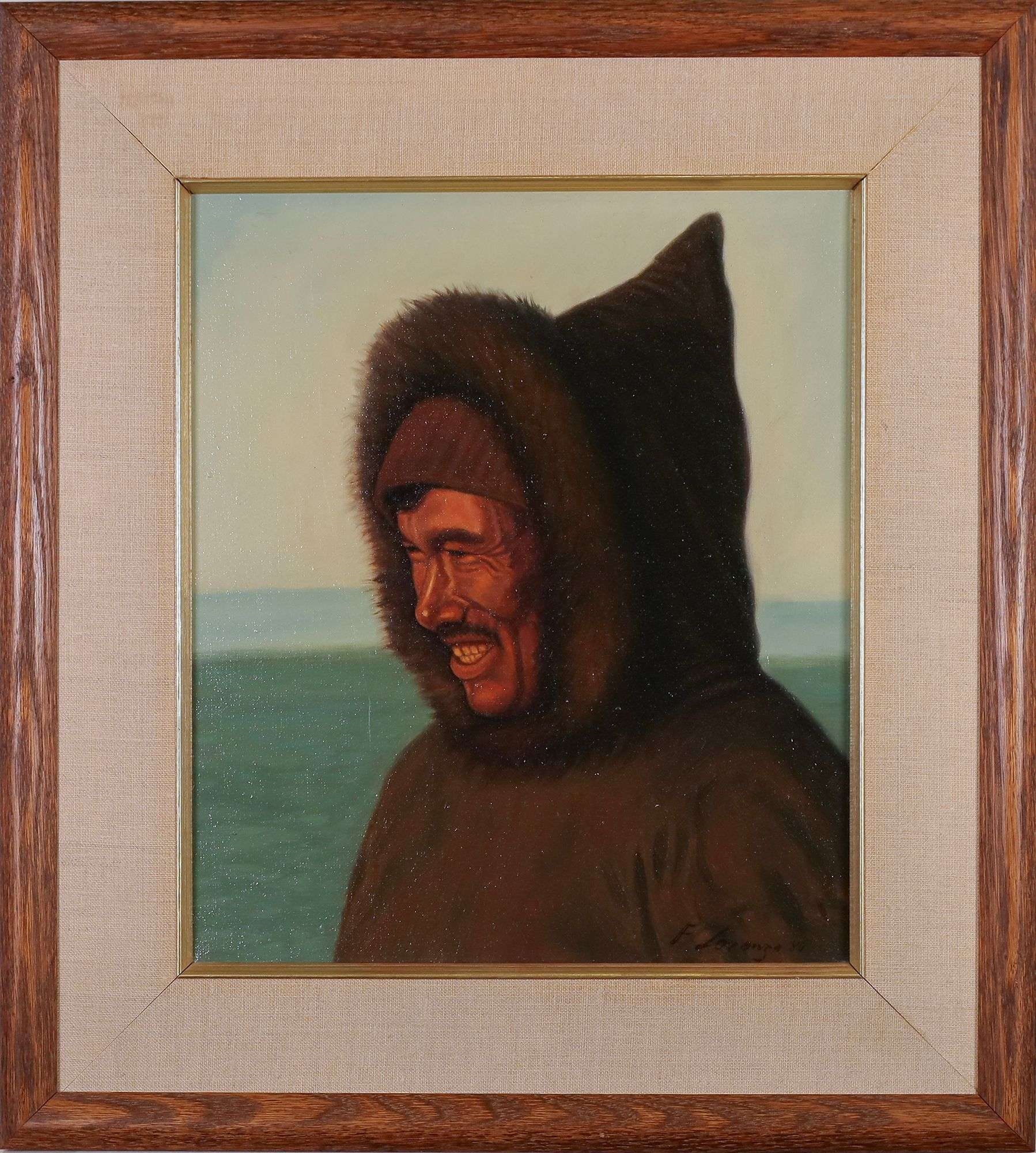 Artwork by Lorenzo Fracchetti, "Luke, Hunter & Carver", Made of OIL ON CANVAS