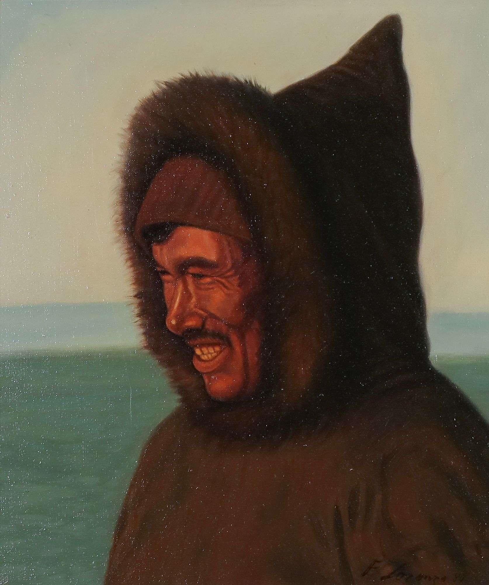 Artwork by Lorenzo Fracchetti, "Luke, Hunter & Carver", Made of OIL ON CANVAS