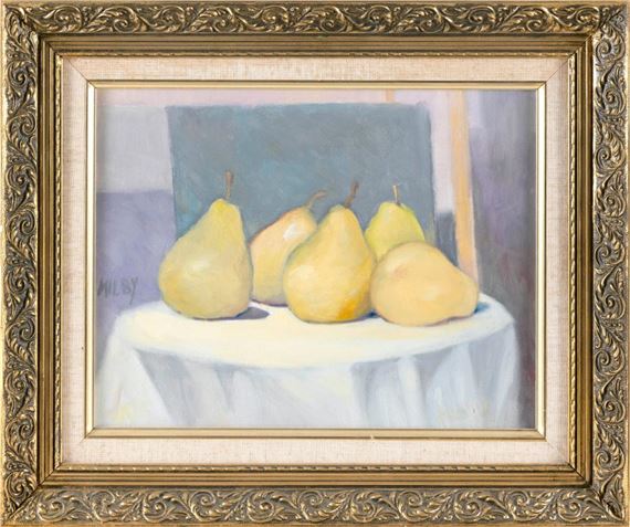 Frank Milby | Still life of five pears | MutualArt