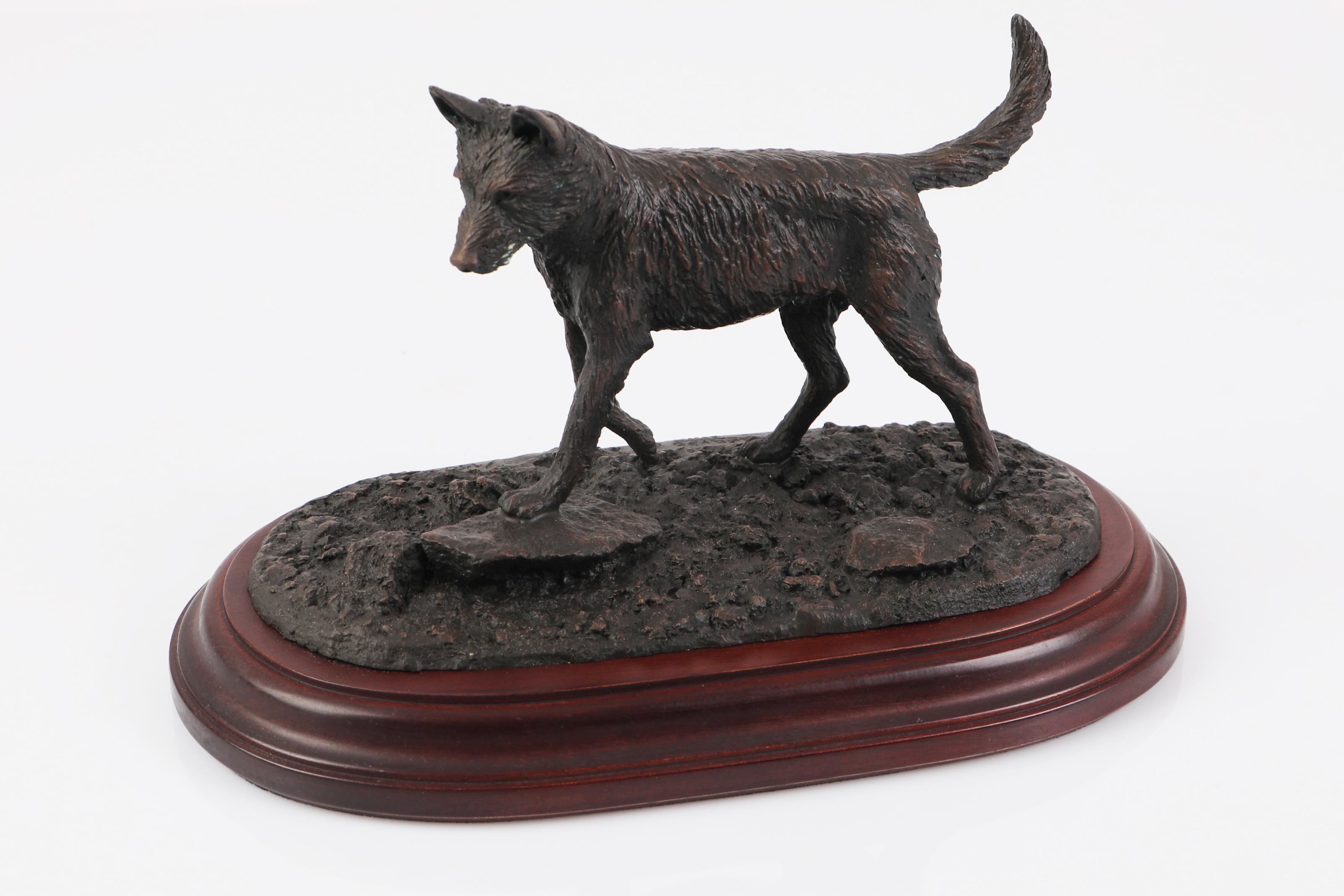 Artwork by Luís Valadares, Podengo Português, Made of bronze