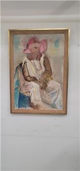 Suzanne Schwartz Vintage oil on canvas -  Susan Schwartz