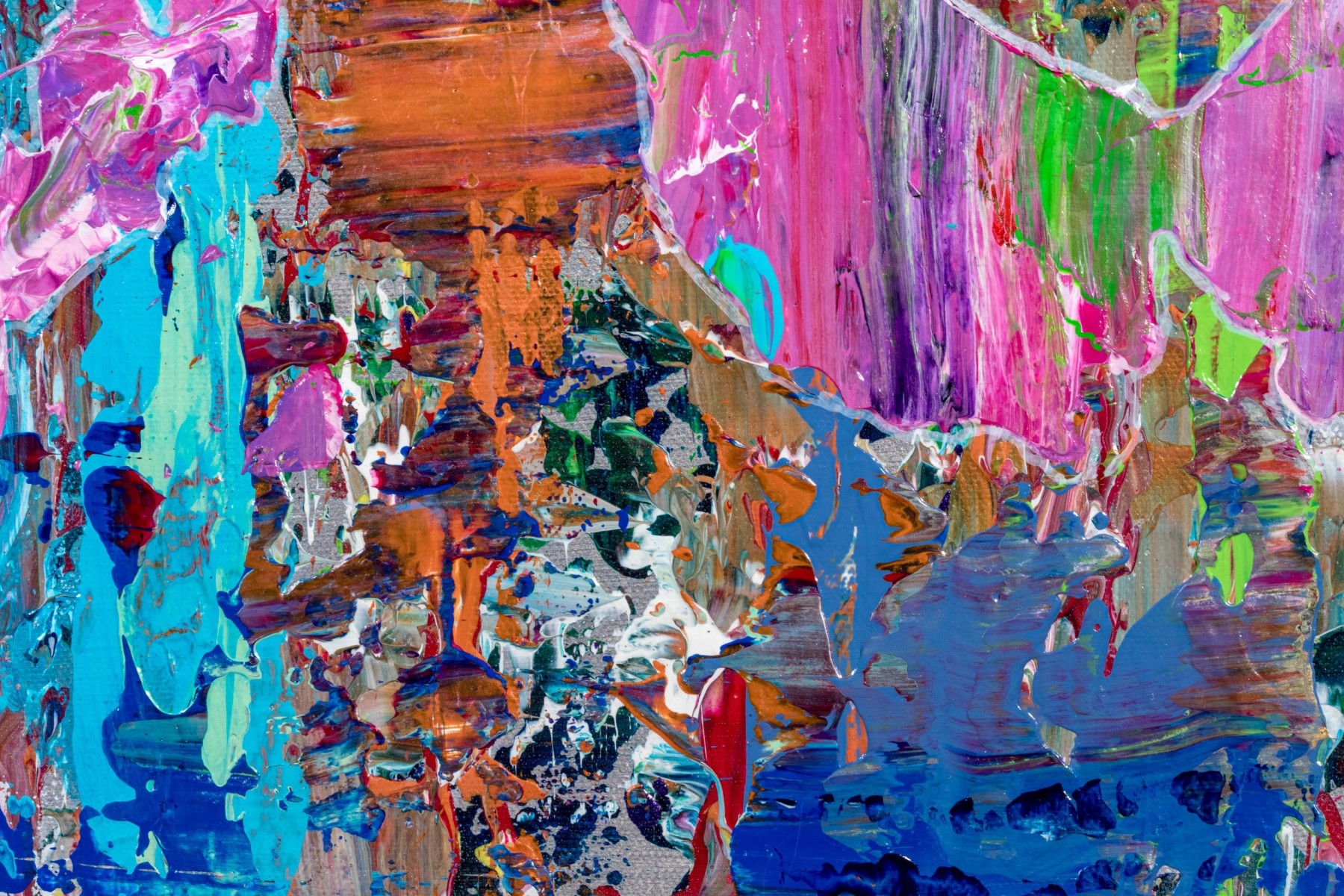 John Fatse | Large Scale Layered Acrylic On Canvas | MutualArt