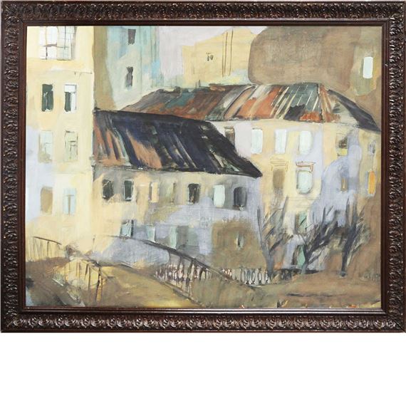 Leningrad landscape - Alexander Mikhailovich Tauber