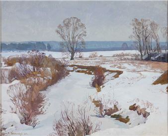 First thawed patches - Chesnokov Nikolay Gavrilovich