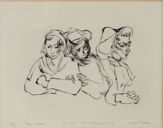 Three Women by Andrée Ruellan, 1973