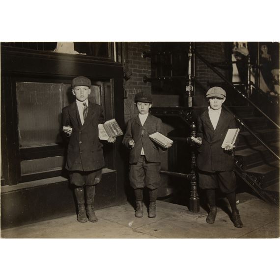 Gum Vendors Selling Near the National Theatre, Washington DC, by Lewis Hine