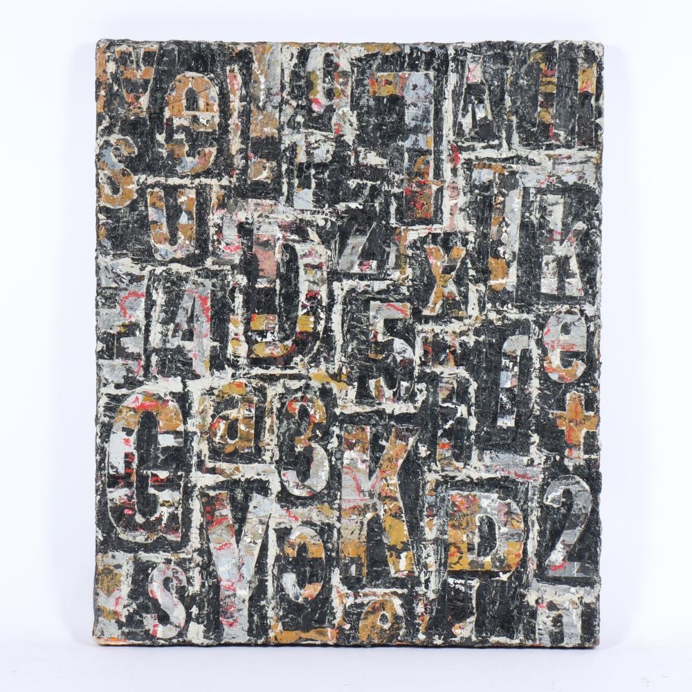 Artwork by Yvonne Wesser, South Bronx Wall, 1989, Made of oil on canvas