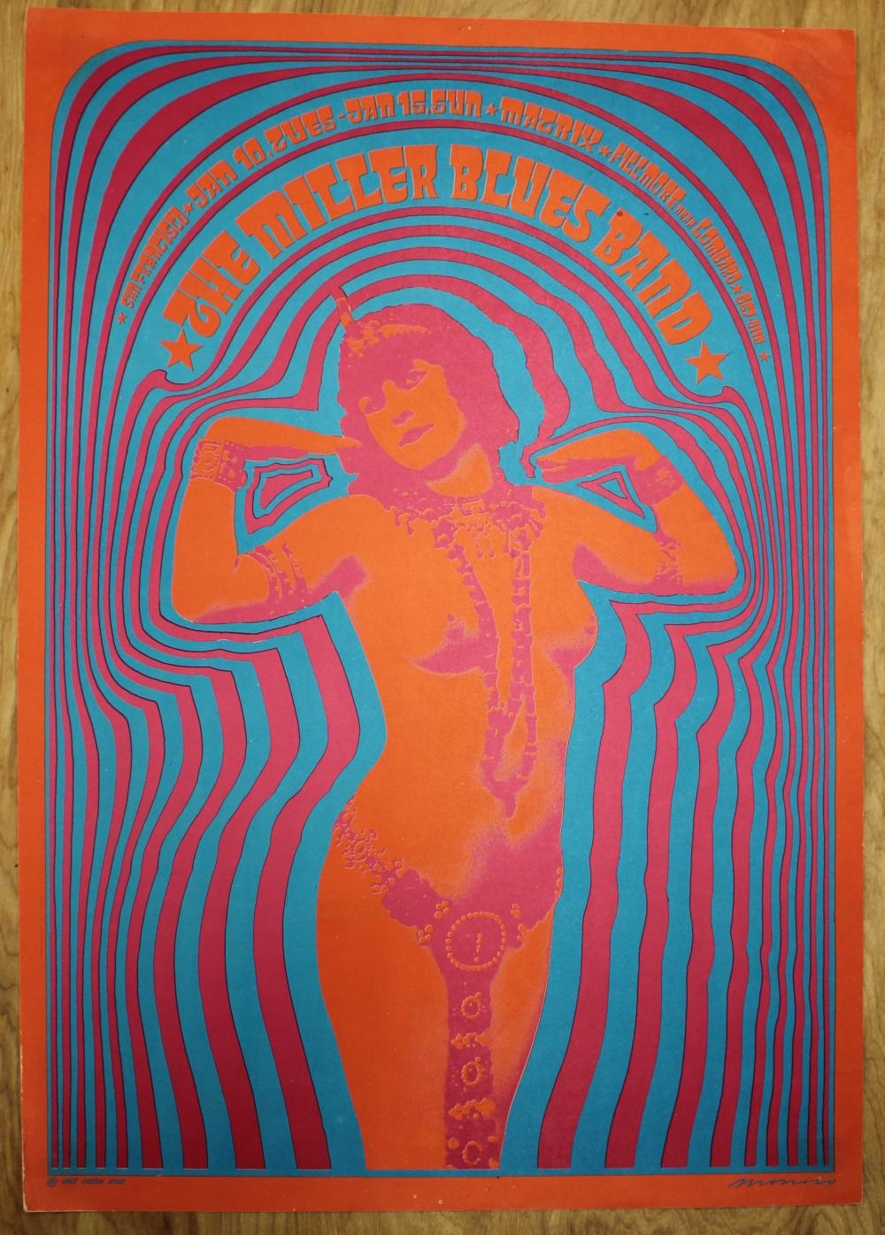 Victor Moscoso | FOUR PSYCHEDELIC ROCK POSTERS BY VICTOR MOSCOSO (19 ...