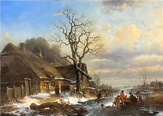 Winter Landscape by Louis Smets