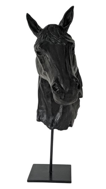 Artwork by Claudie Perrigaud, Ebène, Made of Patinated earth finish