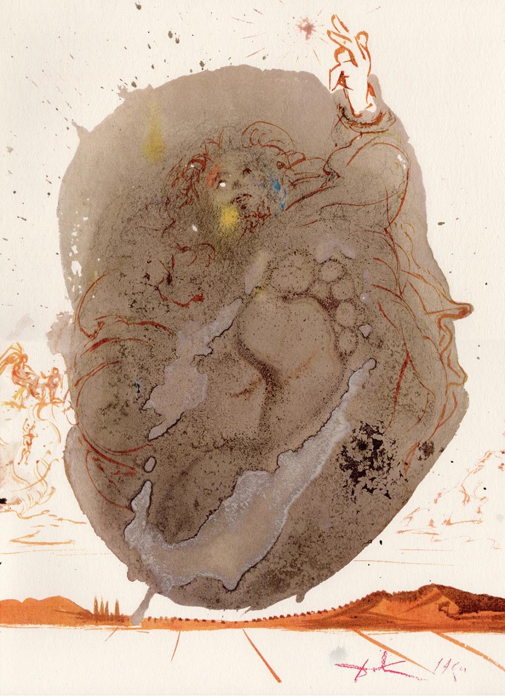 Salvador Dalí | God took the man and put him in the Garden of Eden ...