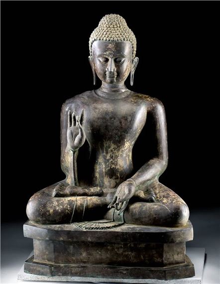 Seated Buddha by Bhutanese School, 18th Century