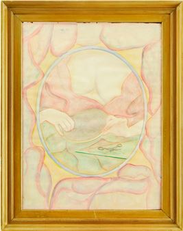 Handarbetande kvinna - Christopher Kilmartin