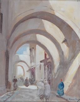 Arabian street scene - A. Robelly