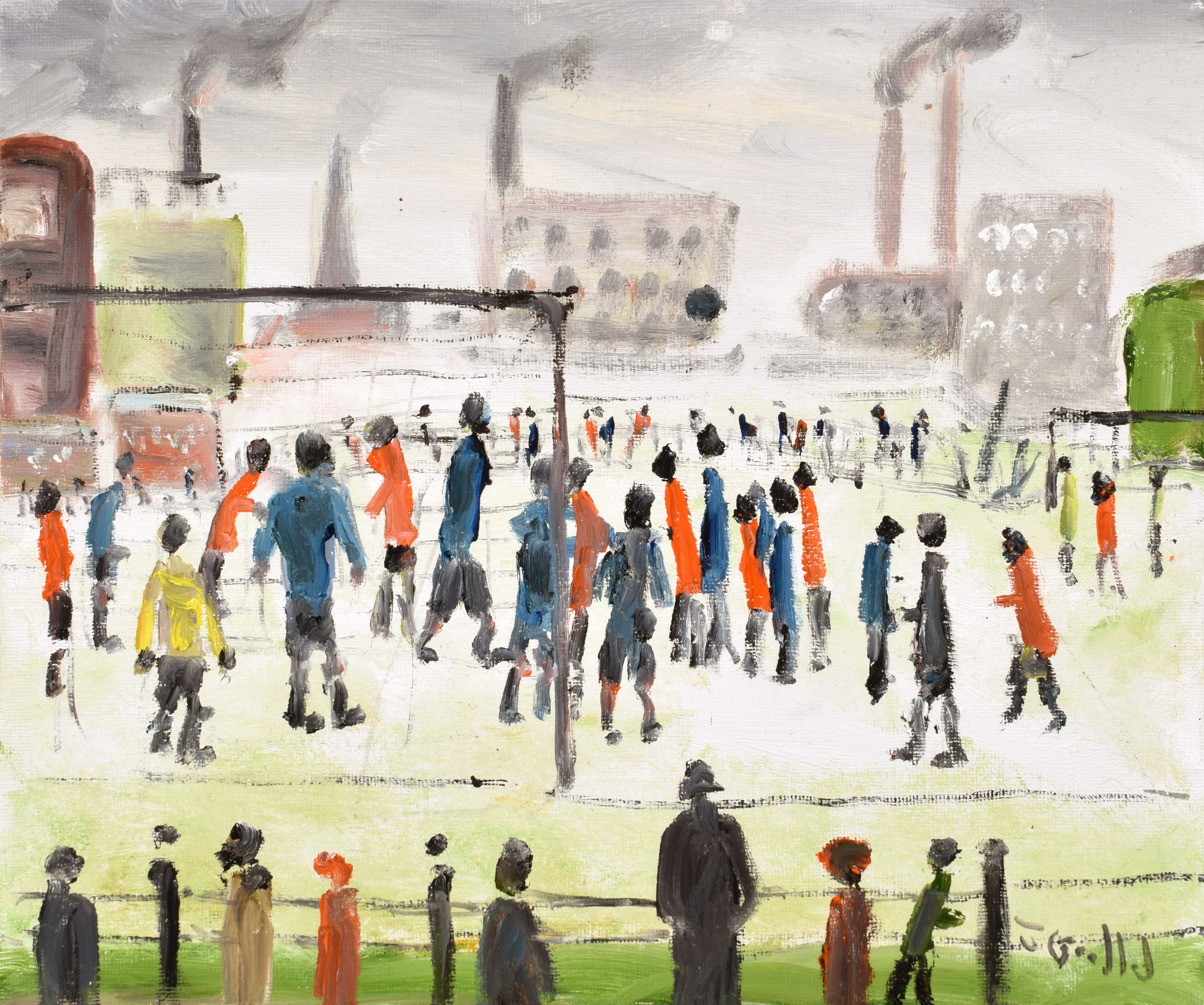 John Goodlad | The Football Match After L S Lowry (24) | MutualArt