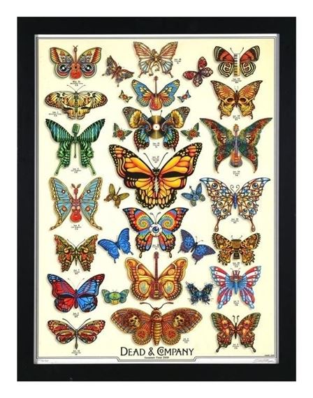 2019 Dead & Company Tour Poster Signed by Emek, 2019