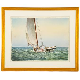 Skipjack on the Water - Mary Ekroos