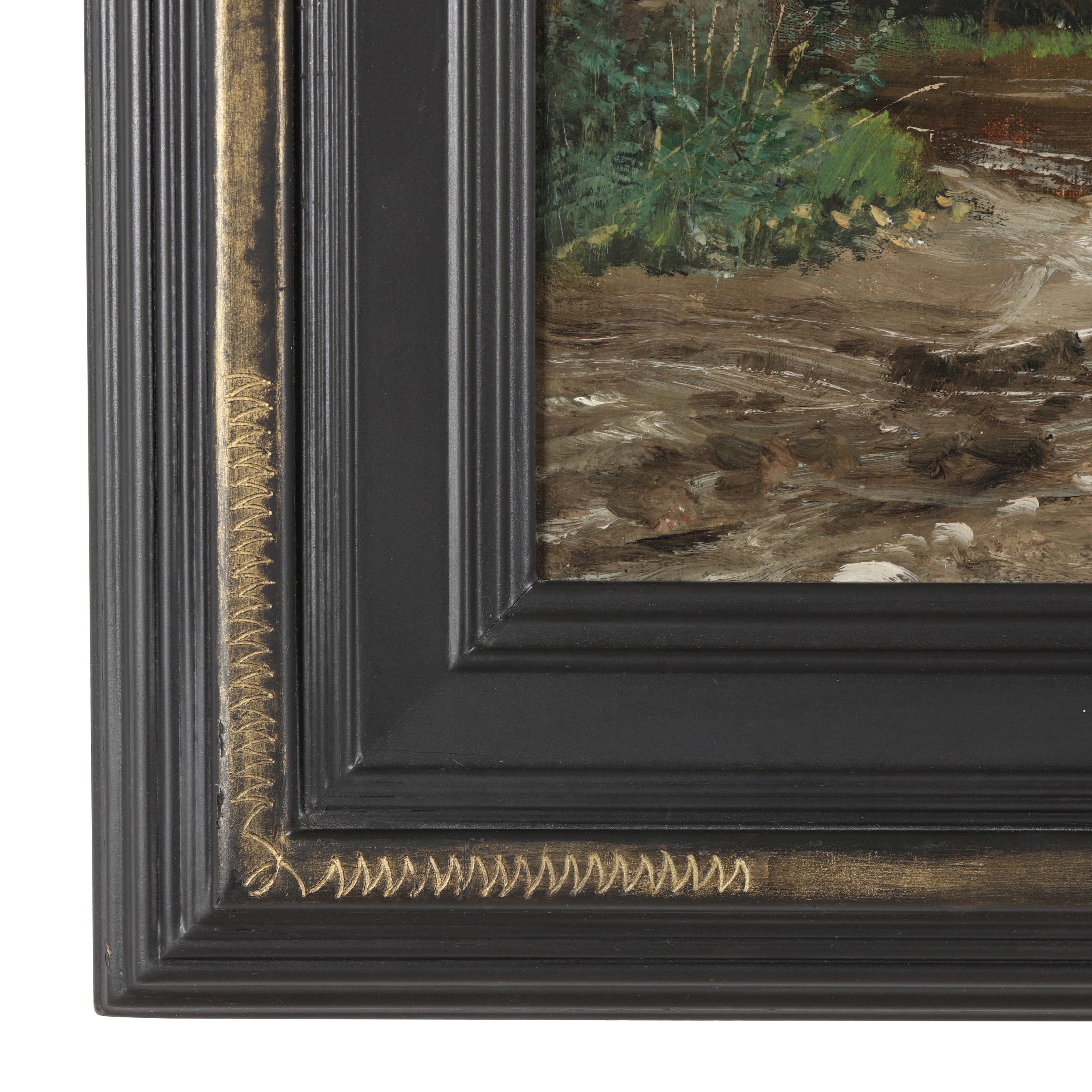 Artwork by H. Winthrop Pierce, Fort Bridge on the Wye, Bakewell, Derbyshire, Made of Oil on canvas