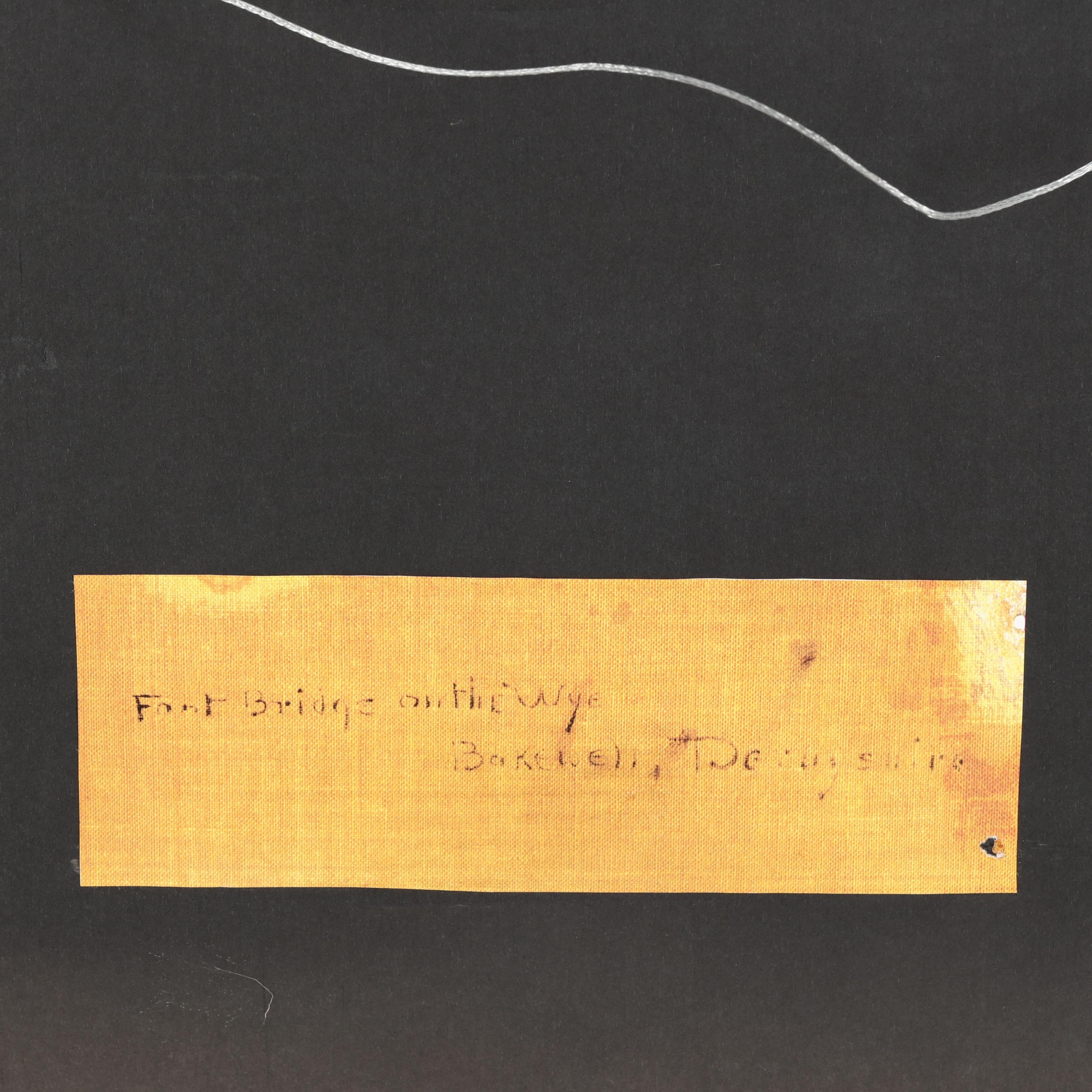 Artwork by H. Winthrop Pierce, Fort Bridge on the Wye, Bakewell, Derbyshire, Made of Oil on canvas