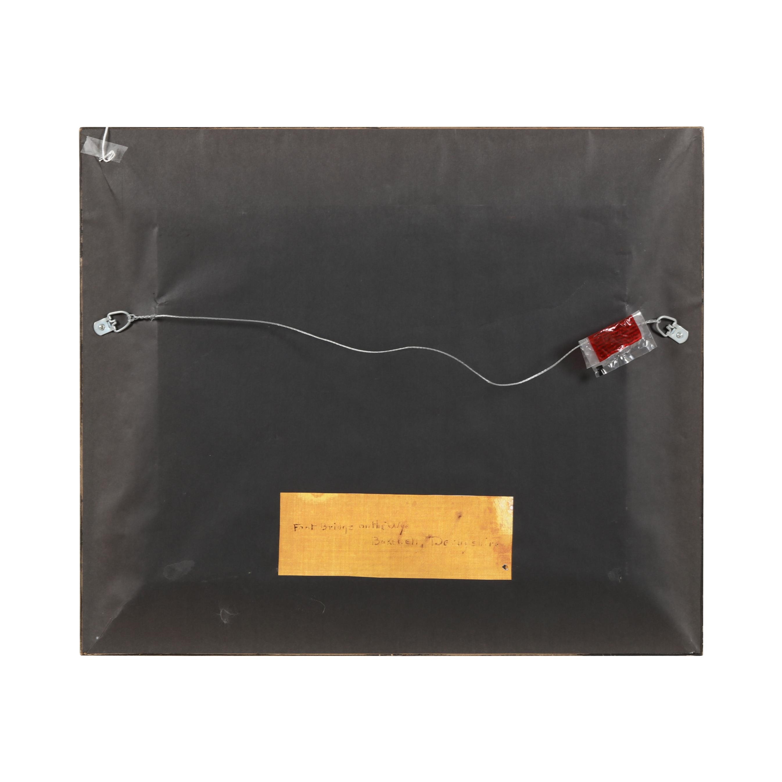 Artwork by H. Winthrop Pierce, Fort Bridge on the Wye, Bakewell, Derbyshire, Made of Oil on canvas