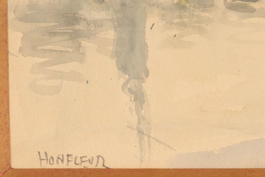 Artwork by Denis Verspecht, Denis VERSPECHT (1919-c.1996, Made of Watercolor heightened with white gouache