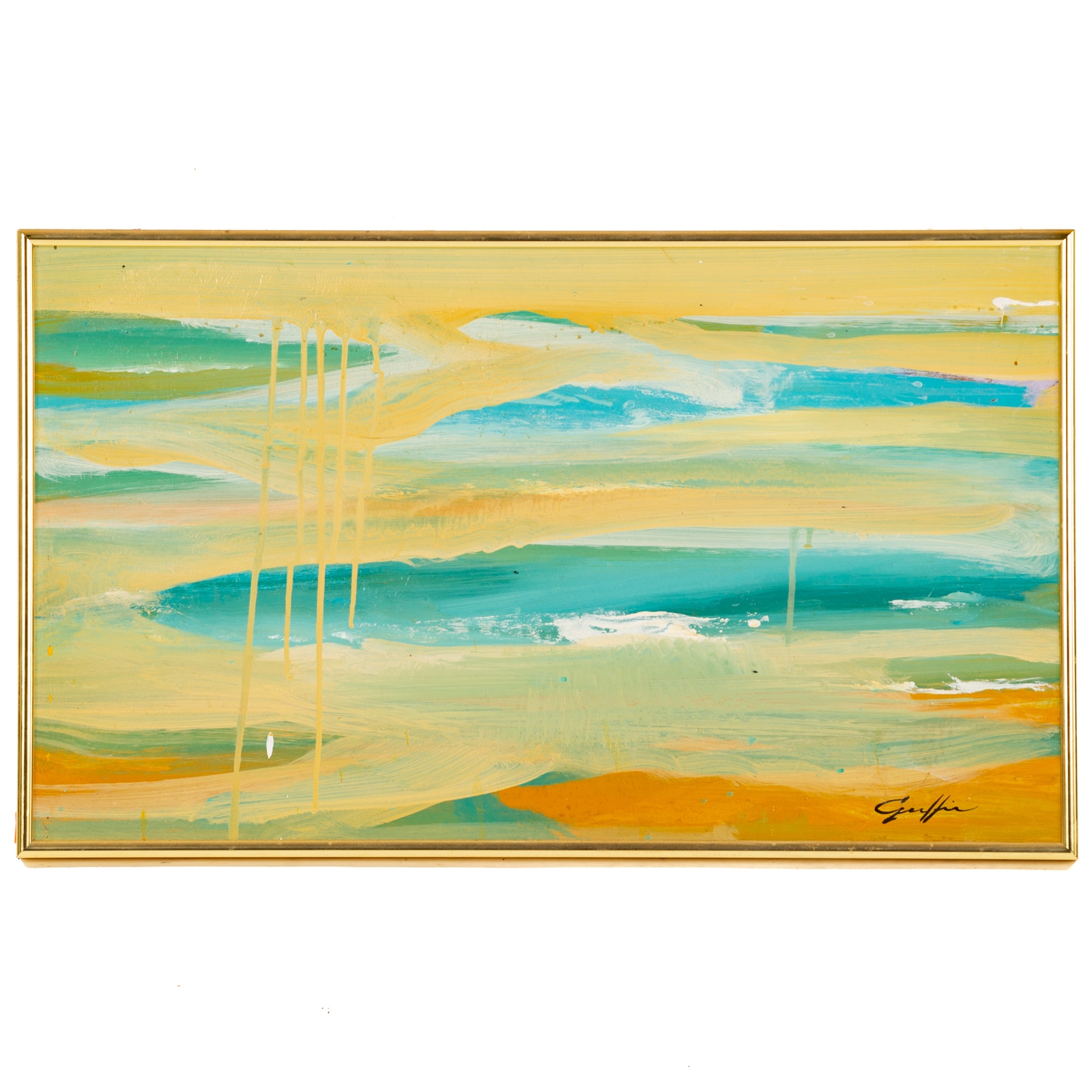 Artwork by Cornelius Edward Hall Griffin, Reflections II, Made of Oil on board