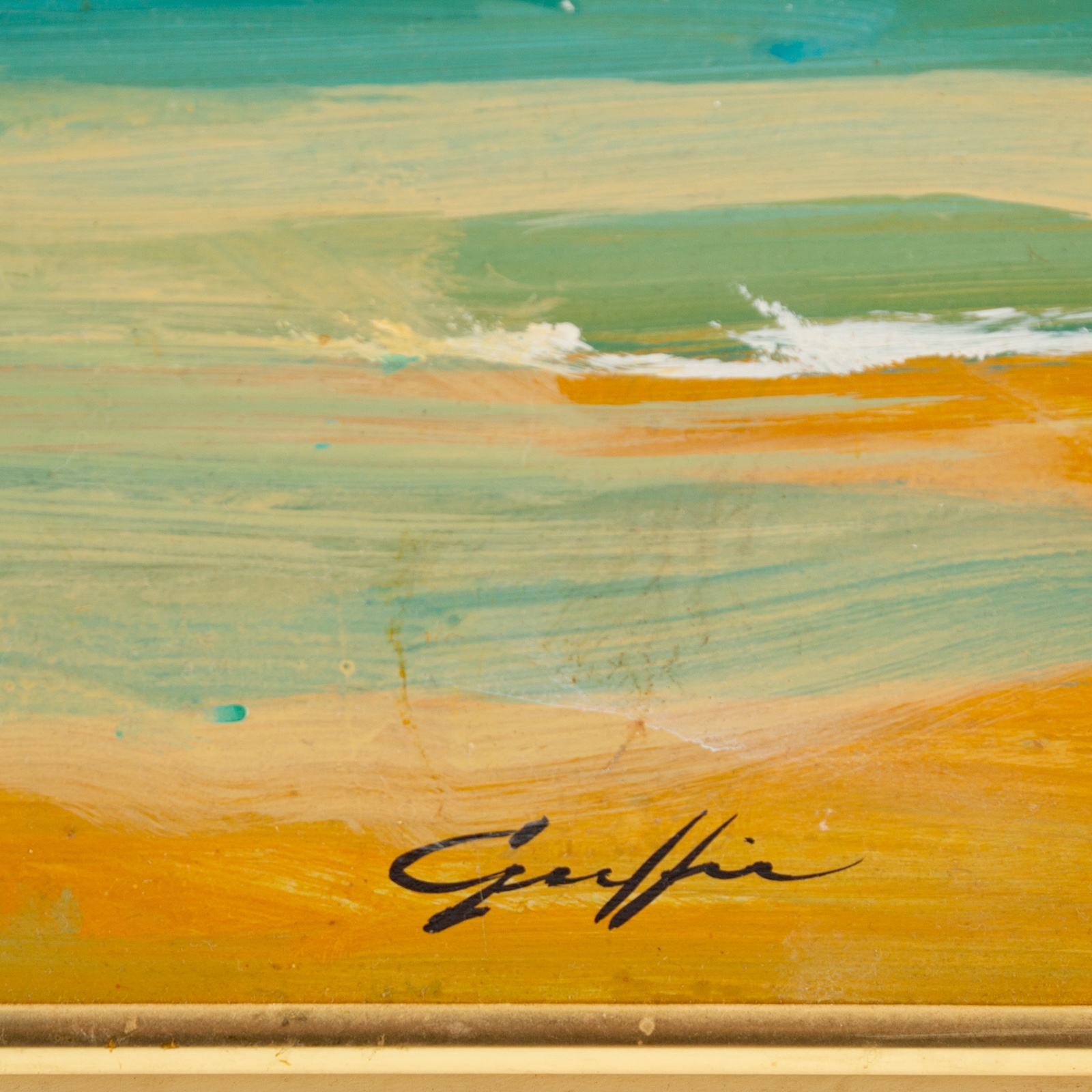 Artwork by Cornelius Edward Hall Griffin, Reflections II, Made of Oil on board