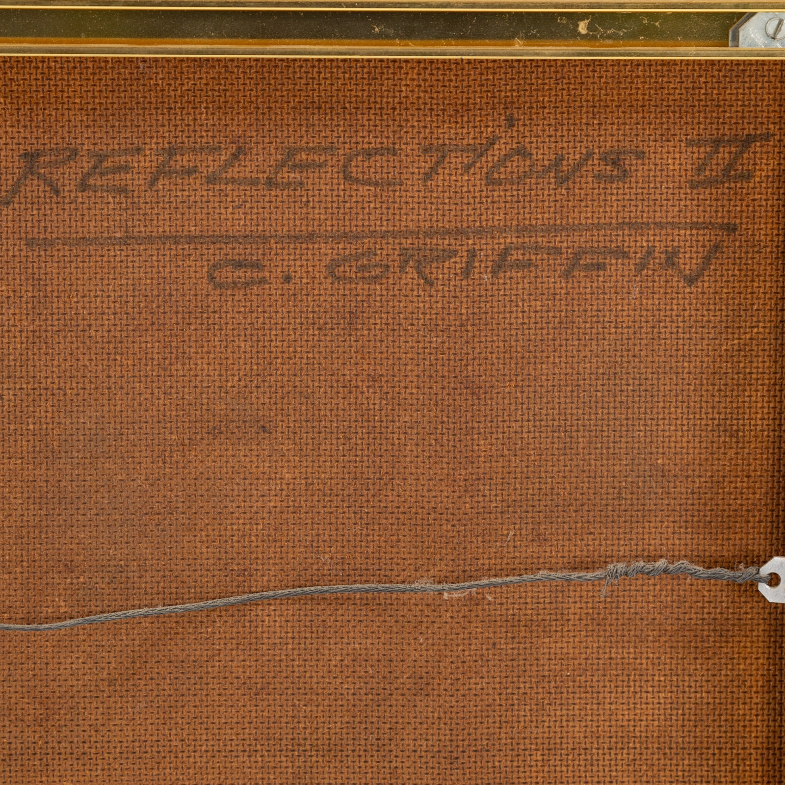 Artwork by Cornelius Edward Hall Griffin, Reflections II, Made of Oil on board