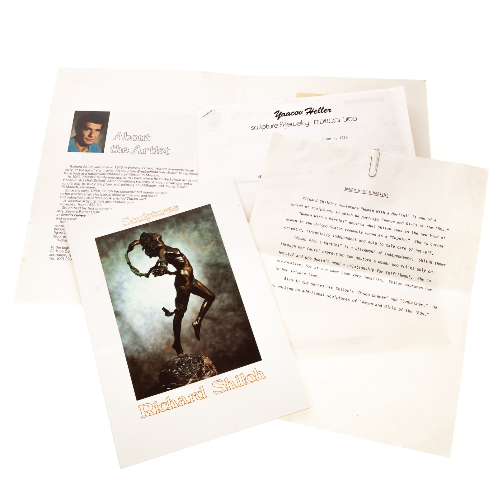 Artwork by Richard Shiloh, Woman with Martini, Made of bronze