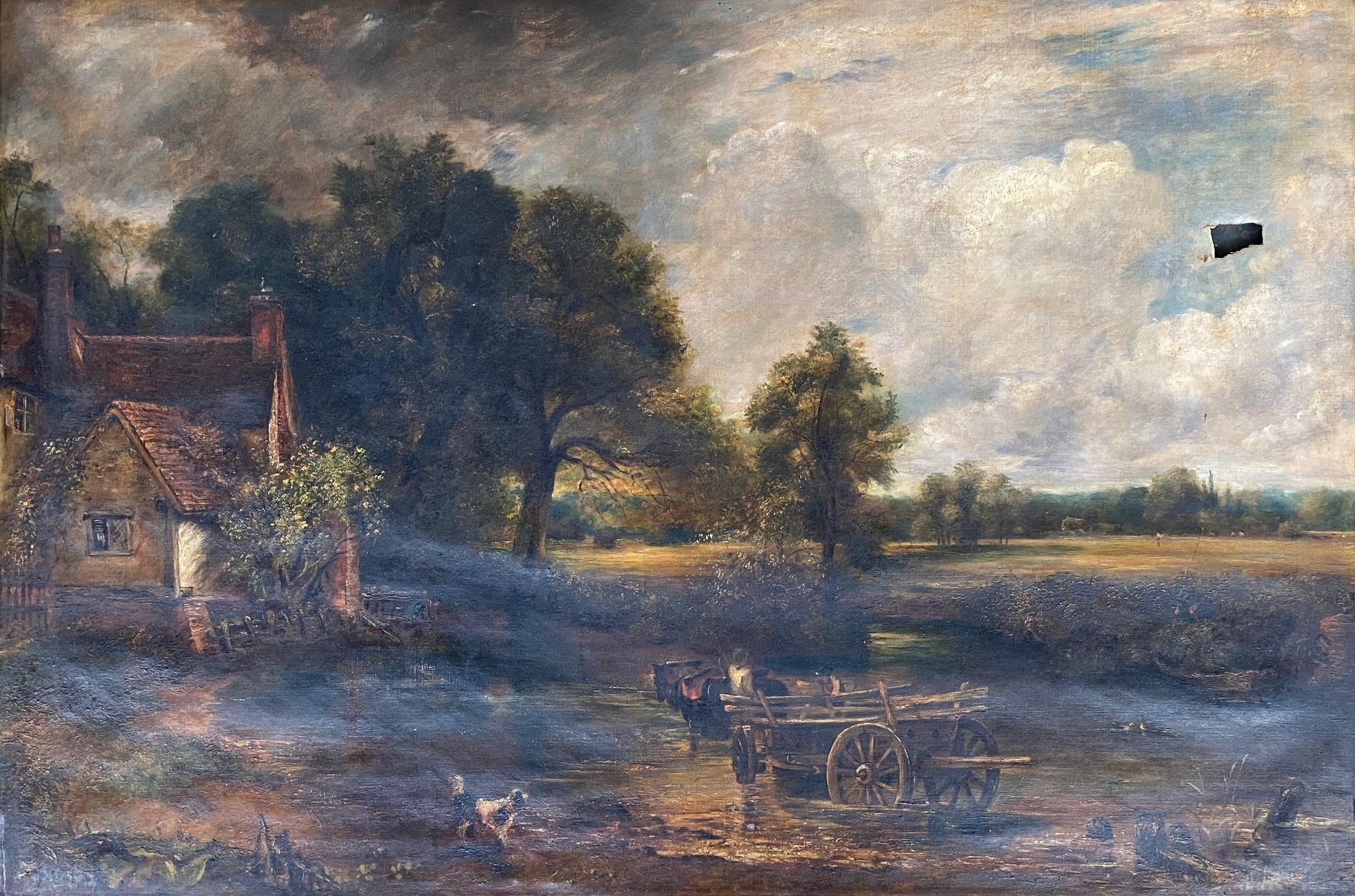 John Constable Horse And Cart By A Cottage MutualArt
