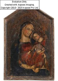 Madonna mit Kind by Duccio di Buoninsegna