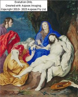 (ca. 1660-1722 Antwerpen) Beweinung Christi - Michael Cabbaey