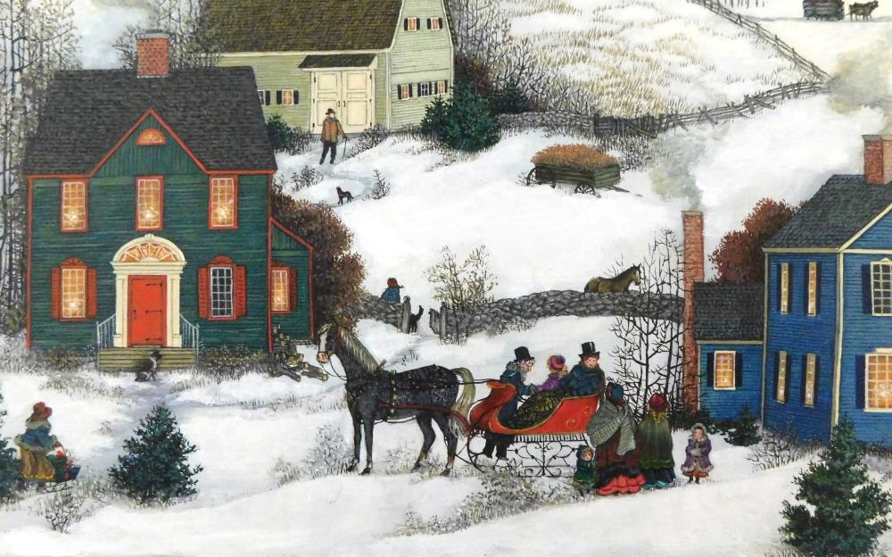 Linda Nelson Stocks | Winter in Snowshoe Valley (1992) | MutualArt