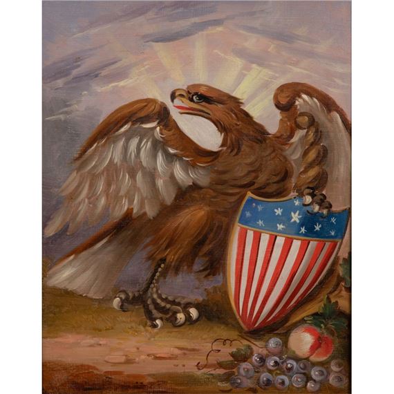 eagle with a patriotic shield - Thomas E. Bodines