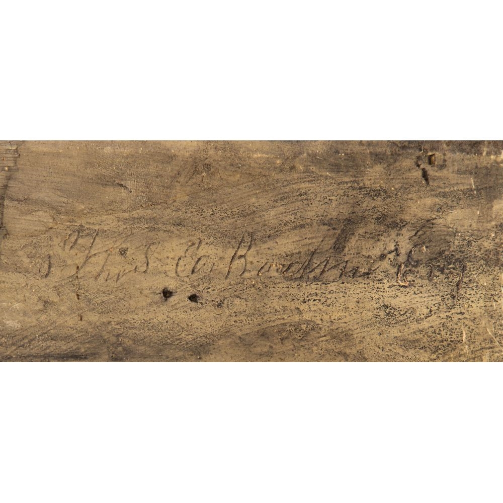 Artwork by Thomas E. Bodines, eagle with a patriotic shield, Made of Oil on Canvas Laid on Board