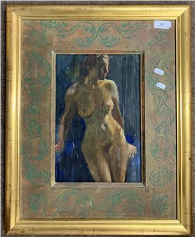 Study of a female nude - Irene Welbourne