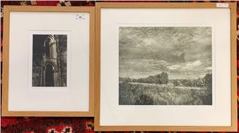 Norwich Cathedral Cloisters and a view across Marriotts Way - Martin Mitchell