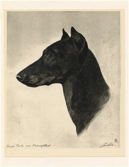 1931年出版 エッチング 犬 BERT COBB アメリカ Bert Cobb | 18 Artworks at Auction | MutualArt