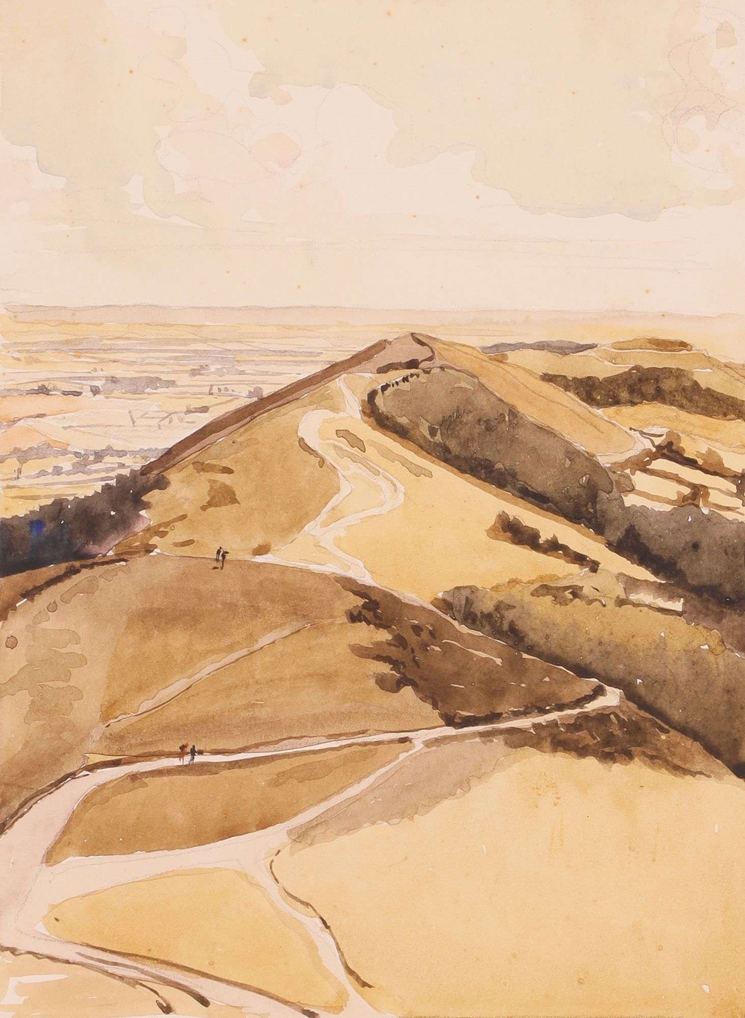 Artwork by Martin Hutchinson, Wallingford Town Hall; Near Thorney; Malvern, Made of Watercolour on paper