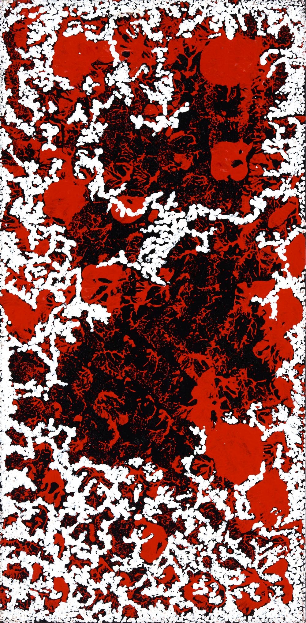 Artwork by Ngayuku Ngura, Ngayuku Ngura (My Country), Made of acrylic on canvas