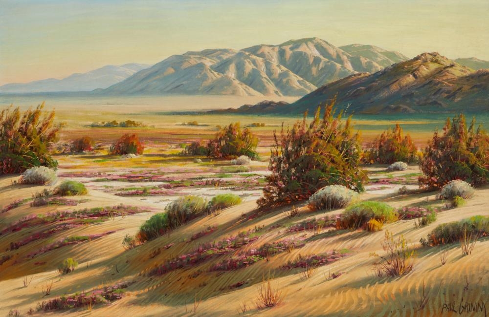 Artwork by Paul Grimm, Under the Desert Sun, Made of Oil on canvas