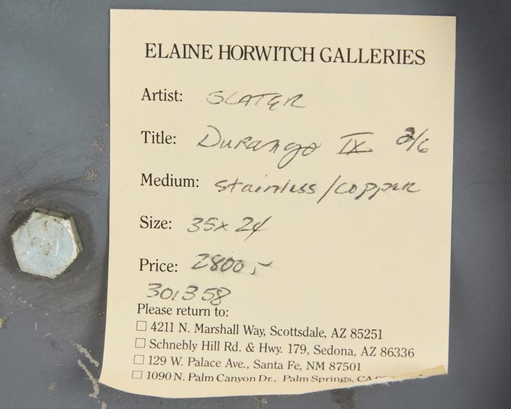 Artwork by Gary r, Durango IX, Made of Stainless steel and copper