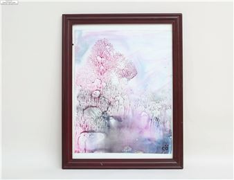 landskap i lila toner - Calle Örnemark