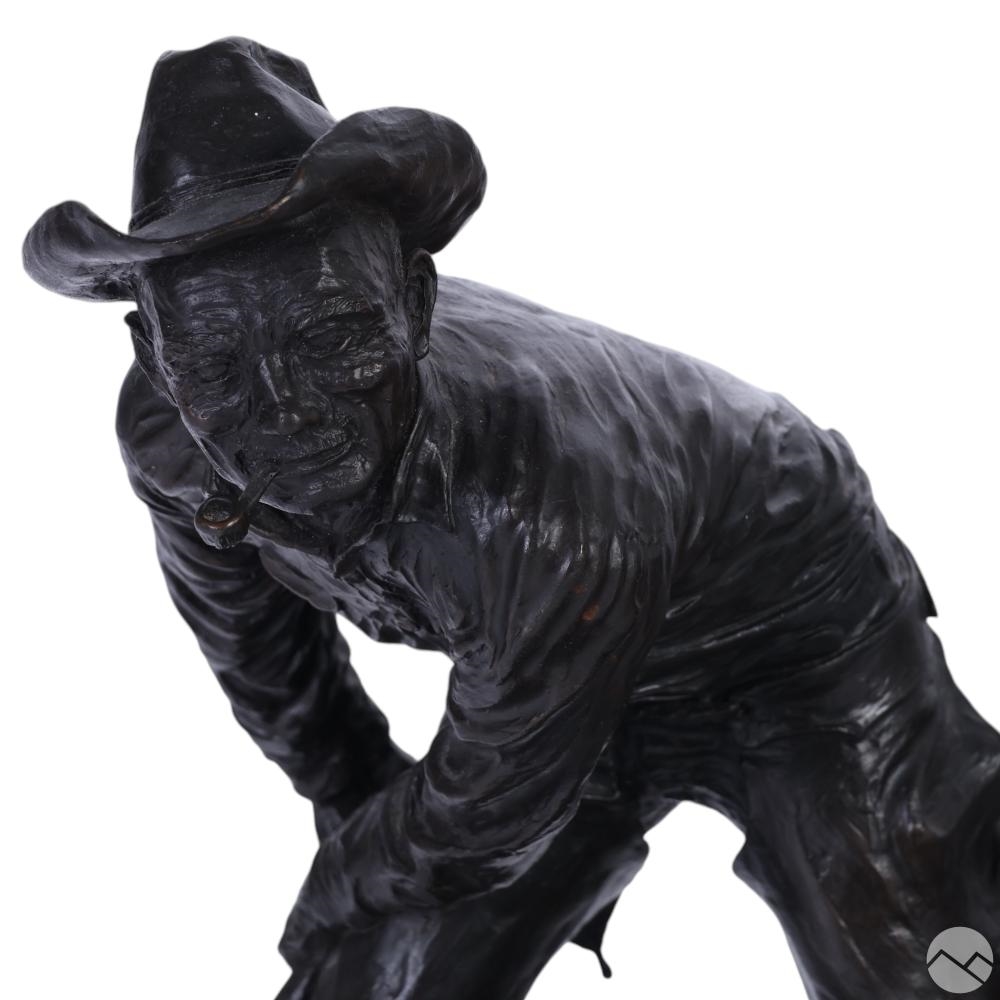 Duke Sundt | Cowboy pottery Dog Sculpture (1977) | MutualArt