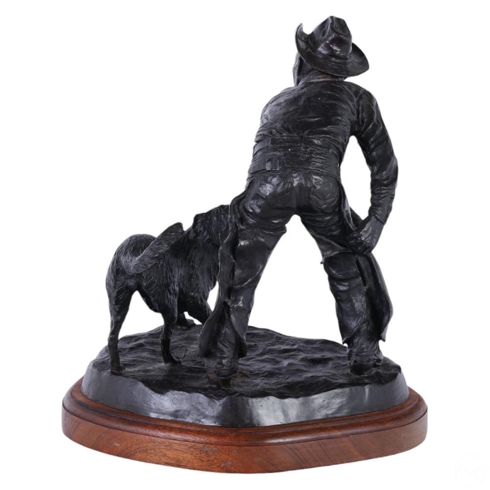 Duke Sundt | Cowboy pottery Dog Sculpture (1977) | MutualArt