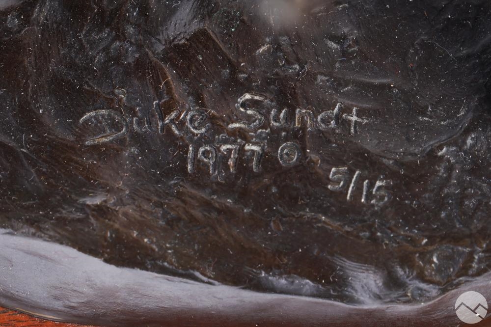 Duke Sundt | Cowboy pottery Dog Sculpture (1977) | MutualArt