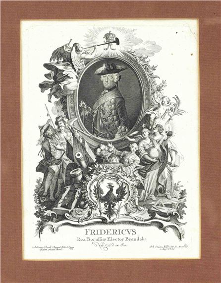 König Friedrich II. v. Preußen und Prinz Heinrich v. Preußen by Johann Esaias Nilson